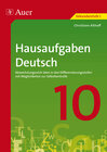 Buchcover Hausaufgaben Deutsch Klasse 10