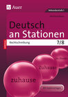 Buchcover Deutsch an Stationen spezial Rechtschreibung 7-8