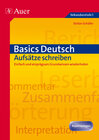 Buchcover Basics Deutsch: Aufsätze schreiben