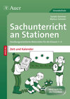 Buchcover Sachunterricht an Stationen Spez Zeit und Kalender