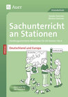 Buchcover Sachunterricht an Stationen Deutschland & Europa
