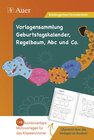 Buchcover Vorlagen Geburtstagskalender, Regelbaum, Abc u. Co