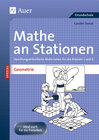 Buchcover Mathe an Stationen Spezial: Geometrie 1/2