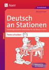 Buchcover Deutsch an Stationen SPEZIAL: Texte schreiben 3/4