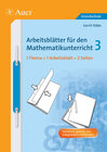 Buchcover Arbeitsblätter für den Mathematikunterricht 3