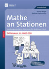 Buchcover Mathe an Stationen SPEZIAL Zahlenraum bis 1000000