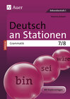 Buchcover Deutsch an Stationen SPEZIAL Grammatik 7-8