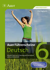 Buchcover Auer Führerscheine Deutsch Klasse 6