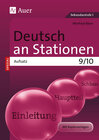 Buchcover Deutsch an Stationen SPEZIAL Aufsatz 9-10