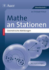 Buchcover Mathe an Stationen spezial -Geometr. Abbildungen-