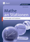 Buchcover Mathe an Stationen Zuordnungen und Funktionen