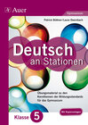 Buchcover Deutsch an Stationen 5 Gymnasium