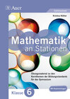 Buchcover Mathe an Stationen 6 Gymnasium