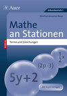 Buchcover Mathe an Stationen Spezial Terme und Gleichungen