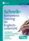 Buchcover Schreibkompetenz-Training in Englisch 9/10