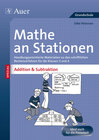 Buchcover Mathe an Stationen Addition & Subtraktion 3-4