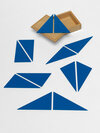 Buchcover 12 blaue Dreiecke