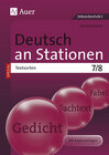 Buchcover Deutsch an Stationen SPEZIAL Textsorten 7-8