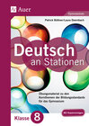 Buchcover Deutsch an Stationen 8 Gymnasium