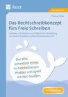 Buchcover Das Rechtschreibkonzept fürs Freie Schreiben