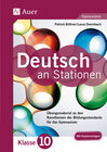 Buchcover Deutsch an Stationen 10 Gymnasium