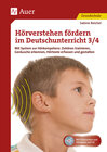 Buchcover Hörverstehen fördern im Deutschunterricht 3/4