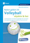 Buchcover Noten geben im Volleyball - objektiv & fair