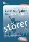 Buchcover Zusatzaufgaben für Unterrichtsstörer 5-6