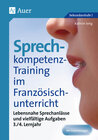 Buchcover Sprechkompetenz-Training Französisch Lernjahr 3-4