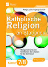 Buchcover Katholische Religion an Stationen 7-8 Gymnasium