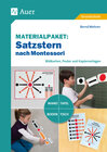Buchcover Materialpaket: Satzstern nach Montessori