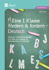 Buchcover Eine 1. Klasse fördern und fordern - Deutsch