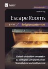 Buchcover Escape Rooms für den Religionsunterricht 5-10