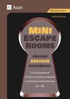 Buchcover Mini-Escape Rooms für den Deutschunterricht