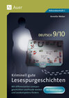 Buchcover Kriminell gute Lesespurgeschichten Deutsch 9-10