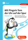 Buchcover Mit Pinguin Tom der Uhr auf der Spur - Klasse 1/2