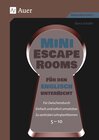 Buchcover Mini-Escape Rooms für den Englischunterricht