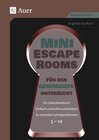 Buchcover Mini-Escape Rooms für den Geschichtsunterricht