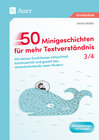 Buchcover 50 Minigeschichten für mehr Textverständnis 3/4