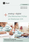 Buchcover Analog + digital: Die Menschen früher an Stationen