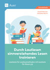 Buchcover Durch Lautlesen sinnverstehendes Lesen trainieren