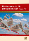 Buchcover Fördermaterial für schwache Leser - Klasse 7-8