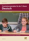 Buchcover Freiarbeitsmaterialien für die 7. Klasse: Deutsch