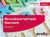 Buchcover Grundwortschatz Deutsch Klasse 1