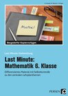 Buchcover Last Minute: Mathematik 6. Klasse