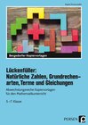 Buchcover Lückenfüller: Nat. Zahlen, Grundrechenarten, Terme