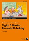Buchcover Täglich 5 Minuten Druckschrift-Training