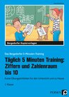 Buchcover Täglich 5 Minuten Training: Ziffern und ZR bis 10