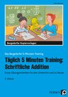 Buchcover Täglich 5 Minuten Training: Schriftliche Addition