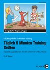 Buchcover Täglich 5 Minuten Training: Größen